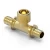 Import brass fitting Manufacturer Brass Coupling Elbow Socket Copper pipe fitting from China