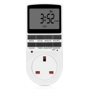British england standard 3 pin Plug-in programmable Digital Timer Switch