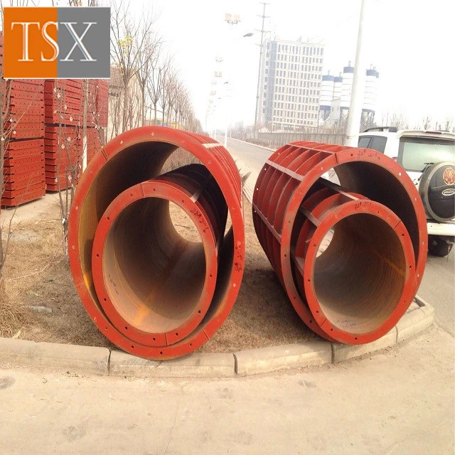 Building Concrete Wall Round Column Acrow Steel Metal Formwork Template