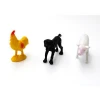 Bulk vinyl animal in capsule toys solid plastic figure mini toys animal surprise toys in egg for sale