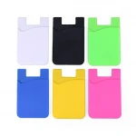 Business Adhesive Sticker Silicone Phone Bag Credit Card Holder