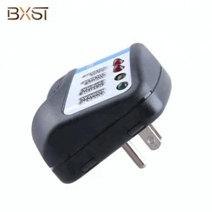 BX-V009-NP Qualified Products Use for  Tv/Dvd/Mobile Charger/Pc/Refrigerator Black High Surge Voltage Guard Regulator Stabilizer