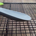 cake pastry scraper mixer semi-transparent double head baking silicone spatula