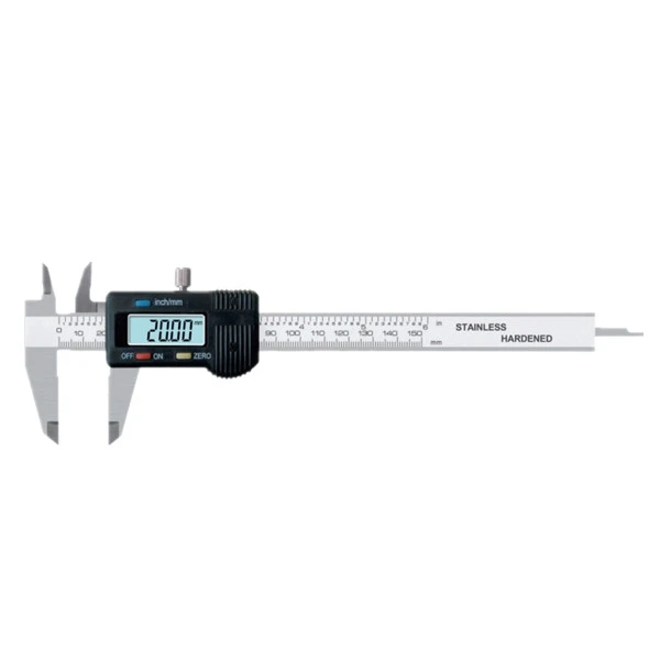 Caliper With Angle Measurer 3 Buttons Super LCD Automatic Power Off Digital Caliper