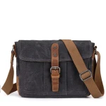 Canvas Messenger Bags Men Crossbody handbag shoulder Vintage Computer Laptop Bag Briefcase