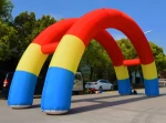 cartoon advertising arch inflatable for trackday