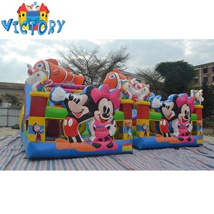 Cartoon mickey mouse inflatable bounce house,bouncer castle inflatable igloo,jumping castles with prices inflatable trampoline