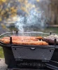 Cast Iron Barbecue with Cooking Grate Charcoal Camping Grill Hibachi-Style