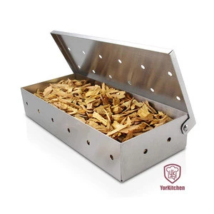 Cave Tools Smoker Box for BBQ Grill Wood Chips Best Grilling Accessories &amp; Utensils
