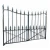 Import CE certificate spear top wrought iron fence wholesale from China