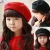 Import cheap cotton slouchy knit wool winter basque barrette felt girls berets for sale from China