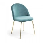 Cheap luxury danish design nordic style high quality restaurant room fabric comfortable beetle leisure dining chair