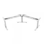 Cheap metal electric height adjustable table legs 3 legs 1 shape electric height adjustable desk triple