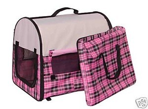 cheap Portable Soft Fabric Pet Carrier Folding outdoor Dog Cat Puppy Travel Transport Bag