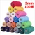Import Cheap price cotton cord keychain rainbow natural cotton rope cord 12mm twine string from China