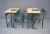 Import Cheap Price for Student chair and table , green Frame Chairs and Tables of School Furniture YC-SC02 from China