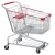 Import Cheap price high capacity supermarket supplies American style shopping trolley cart metal store shopping trolley from China