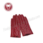 Cheap price high customized ladies leather gloves dressing gloves with great quality