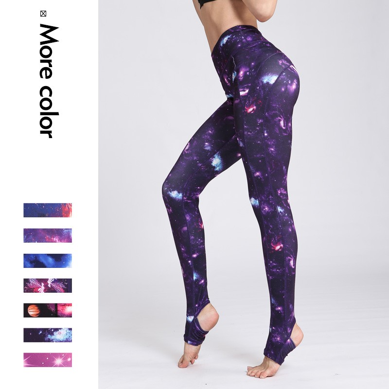 Cheap Price Hot Sale Stretch Fitness Girls Sports Wear Digital printing spainting Sublimation Leggings Gym Yoga Pants