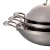 Import Cheap Price Kitchen Wok Pan Stainless Steel Chinese Cooking Wok With Handles from China