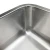 Import Cheap price rectangle shape simple design basin stainless steel single bowl undermount kitchen sink from China