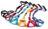 Cheap Wholesale 6 Colors Set Reversible Harness Eco Friendly Long Lightweight Nylon Pet Dog Collars Leashes