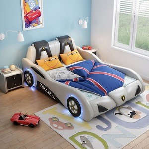 Children Beds Car Bed For Bedroom Set Kid Customized Wood China Style  Modern Kids Race Car Bed single child bed