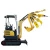 Import china 2t mini excavator with cabin for agriculture from jining factory from China
