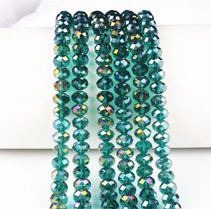 China 6mm crystal rondelle beads wholesale,beads for saree blouse accessories