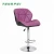 Import China Bar stool supplier PU leather cushioned high back stool chair from China