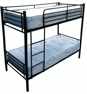 china bunk double bed dormitory bed design metal frame steel iron cheap army beds for sale