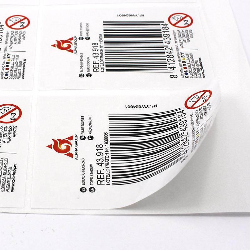 Buy China Factory Custom Bar Code Label Printing Self Adhesive Paper ...