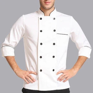china factory custom chef coat uniform/high grade kitchener coat/high grade kitchener jacket