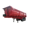 China Factory Heavy Load 3 Axles Cargo Trucks Tipper Semi Trailer Rear Dump Trailer For Sale