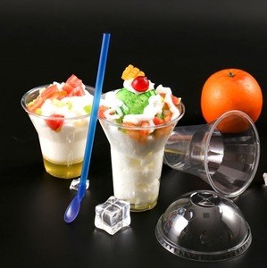 China Factory High Quality Plastic PET Cup Disposable PET Ice Cream /Yogurt Ice Cream Pet Cup
