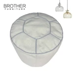 China factory round ottoman stool decorative foot home stool & ottoman