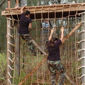 China factory sports rope cargo climbing net playground