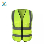 China factory supply cheap reflective safety vest with custom logo