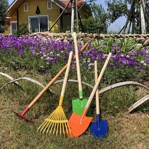 China garden tools mini tools 2020 new round spade kids garden shovel