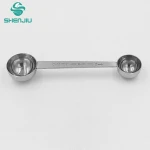 China hot sale Stainless Steel Measuring Spoons Cups Double Ended coffee scoop Measuring tool