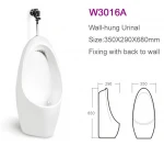 China  modern bathroom hotel design mouth urinal for sale