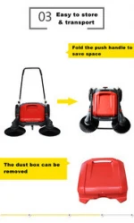 china push sweeper hand push sweeper with ce factory commercial floor sweeper