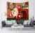 China wholesale custom design wall hanging fabric tapestry for Christmas