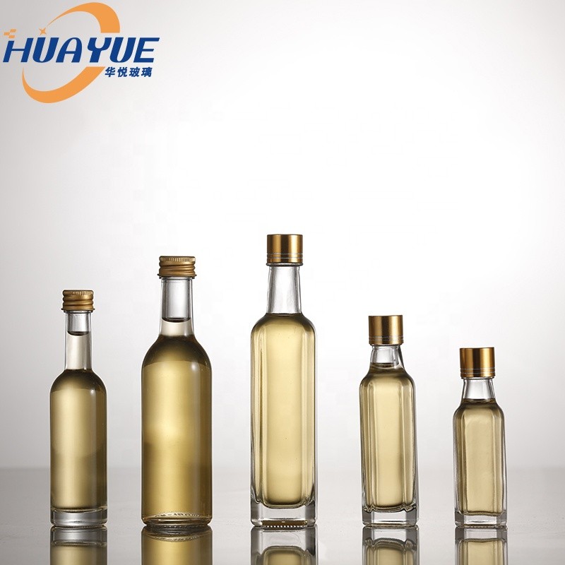 Chinese Supplier Factory Wholesale Olive Oil Glass Bottles 50ml Empty Bottle For Cooking Oil