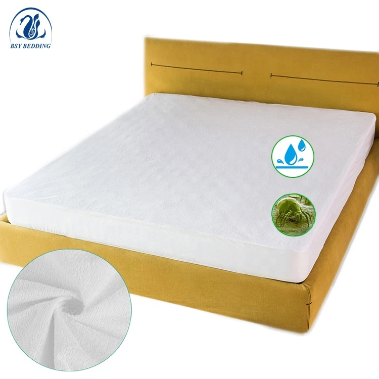 chinese white waterproof bedspreads with zipper closure