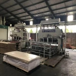 Chipboard automatic hot veneering making machine