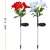 Import christmas Solar Garden Light Flower Multi-Color Changing LED Stake Lights for Garden Patio Backyard from China