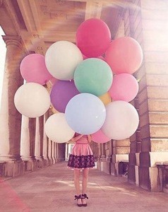 Circle Giant Balloon 36 35g Round Latex Balloons Solid Color 36 inch Photo shoot Prop Birthday Bachelorette Wedding Decoration