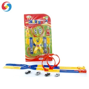 Classical toy plastic eject railcar colorful kids railway toy track racking toy SW8100353
