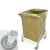 Import Cleaning Supplies Foldable Laundry Basket Cart Stainless Steel Service Commercial Laundry Cart With Wheels from China